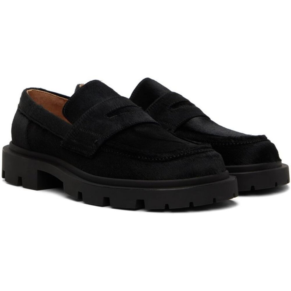 Maison Margiela Ivy Loafers in Black Calf Hair - Picture 2 of 10